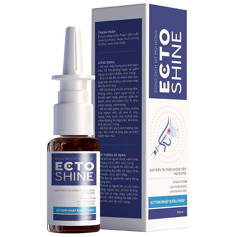 Dung dịch xịt mũi họng Ecto Shine (20ml) - Main Image