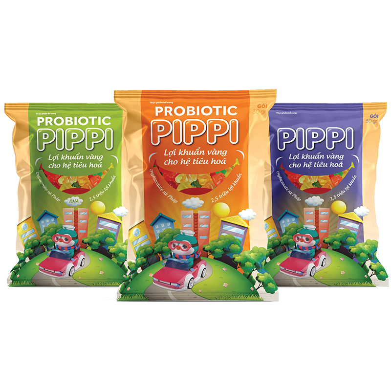 Kẹo dẻo Probiotic Pippi (30g) hỗ trợ bổ sung lợi khuẩn