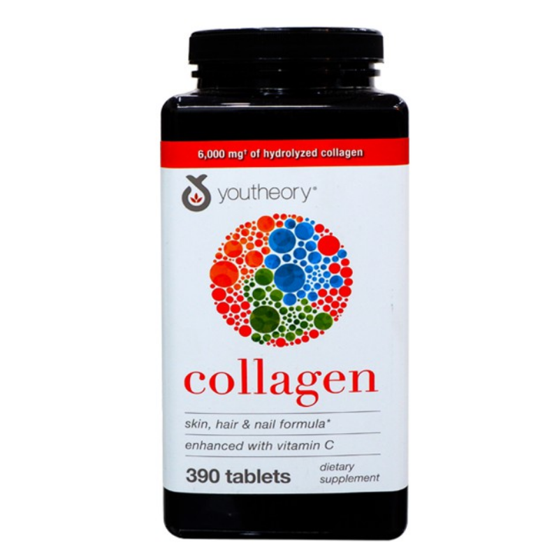 Viên Uống Collagen Biotin Youtheory Mỹ