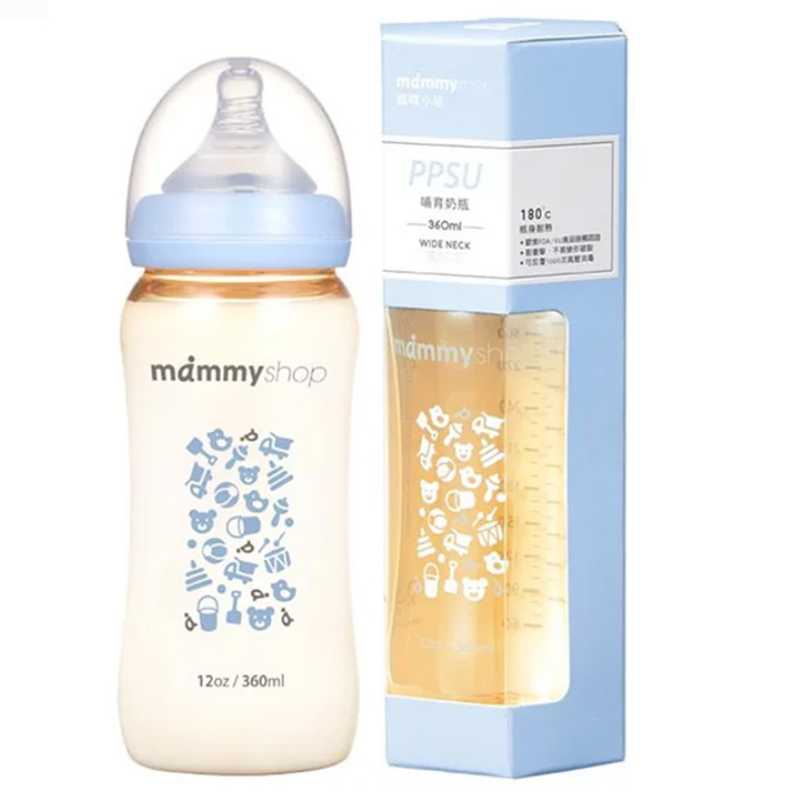 Bình sữa PPSU cổ rộng Mammy 360ml